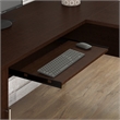 Scranton & Co Wood Mocha Cherry Desk L Shaped 60