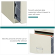 Scranton & Co 3-Drawer Modern Metal Vertical Filing Cabinet with Lock in White