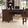 Scranton & Co Wood Bing Cherry Computer Desk Rectangular Storage Cabinet 54