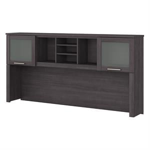 Scranton & Co Furniture Somerset 72W Desk Hutch in Storm Gray