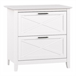 Scranton & Co 2 Drawers Contemporary Wood File Cabinet in Oak