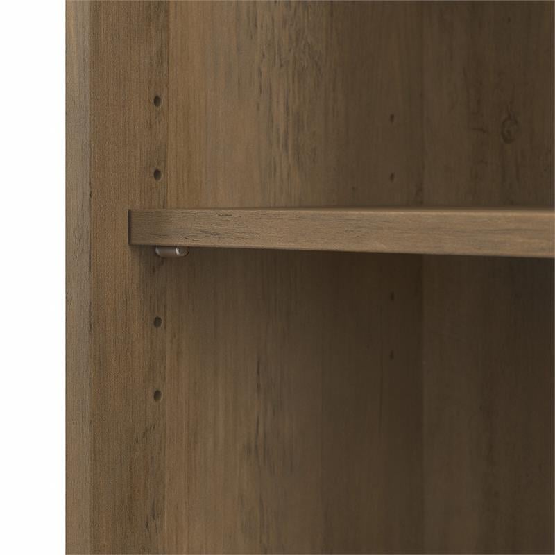 Scranton & Co Furniture Cabot Tall 5 Shelf Bookcase in Reclaimed Pine