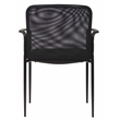 Scranton & Co Guest Chair with Casters in Black
