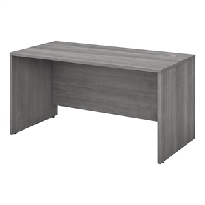 Scranton & Co Engineered Wood Platinum Gray Desk Rectangular Durable 60&quot Unassembled