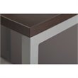 Scranton & Co Furniture 3 Drawer L Computer Desk in Cherry