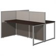 Scranton & Co Furniture Wood Computer Desk for Two in Cherry