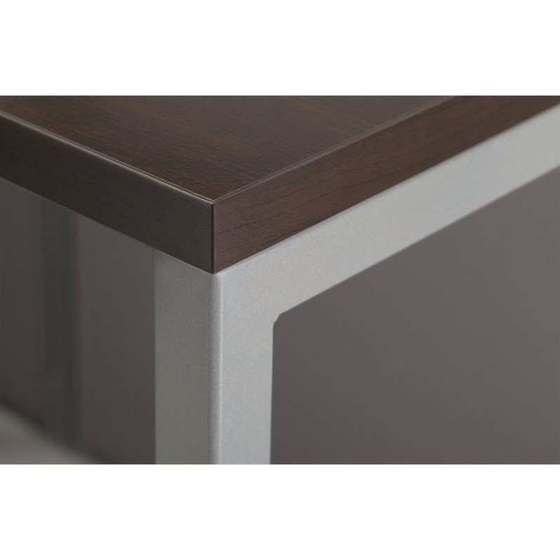 Scranton & Co Furniture Wood Computer Desk for Two in Cherry