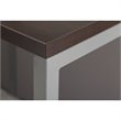 Scranton & Co Furniture Wood Computer Desk for Two in Cherry