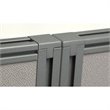 Scranton & Co Furniture Wood Computer Desk for Two in Cherry