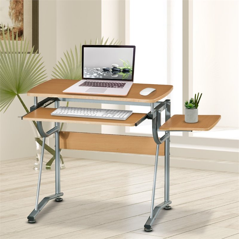 Scranton & Co Traditional Wood Comptuer Desk in Cherry