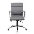 Scranton & Co Contemporary Executive Mid-Back Chair in Gray