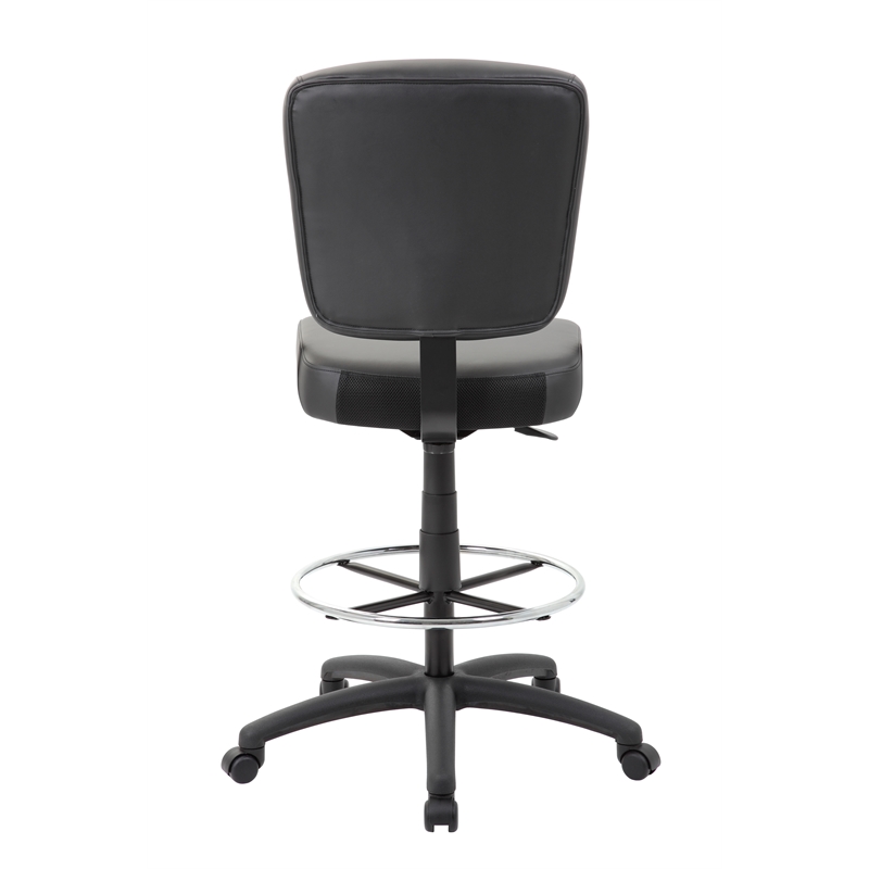Scranton & Co Heavy Duty Wide Seat Drafting Stool without Arms