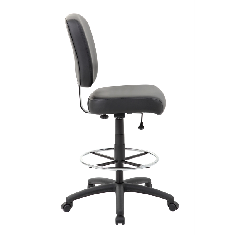 Scranton & Co Heavy Duty Wide Seat Drafting Stool without Arms