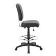 Scranton & Co Heavy Duty Wide Seat Drafting Stool without Arms