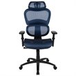 Scranton & Co High Back Ergonomic Mesh Office Swivel Chair in Blue