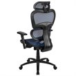 Scranton & Co High Back Ergonomic Mesh Office Swivel Chair in Blue