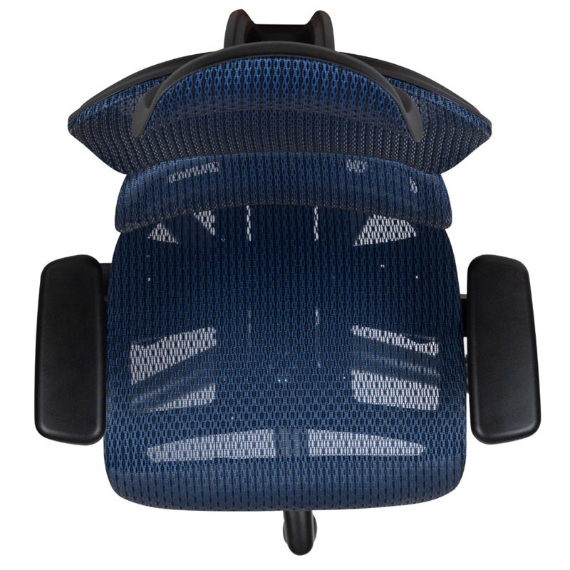 Scranton & Co High Back Ergonomic Mesh Office Swivel Chair in Blue