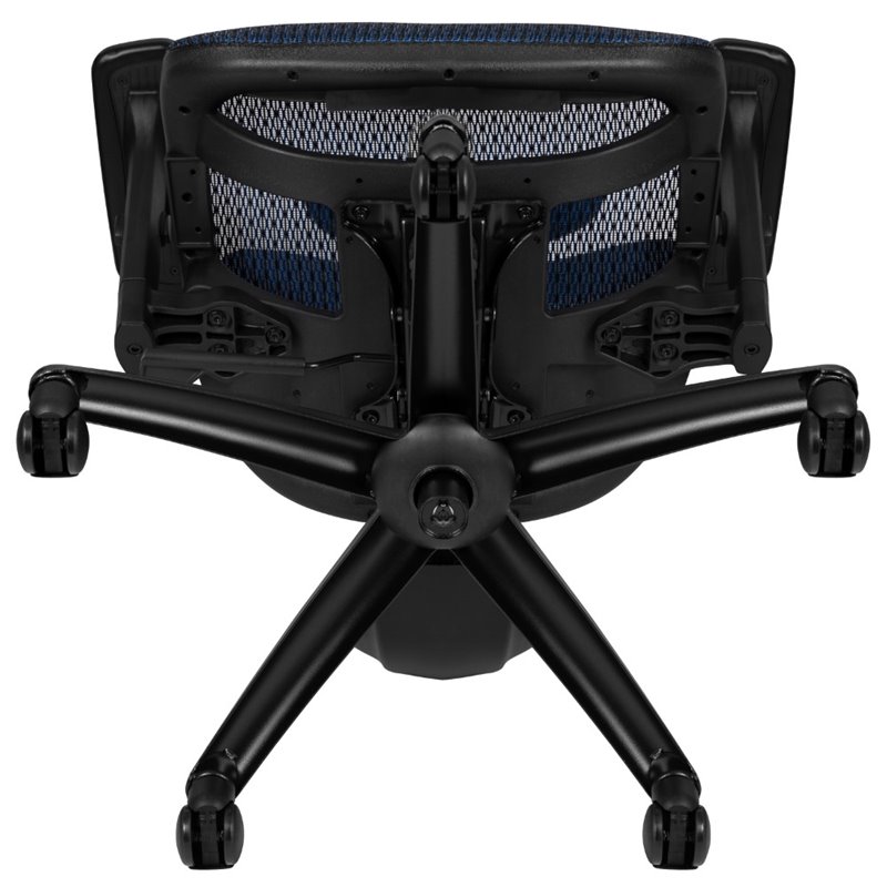 Scranton & Co High Back Ergonomic Mesh Office Swivel Chair in Blue