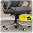 Scranton & Co Faux Leather Executive Office Chair with AIR Technology in Gray