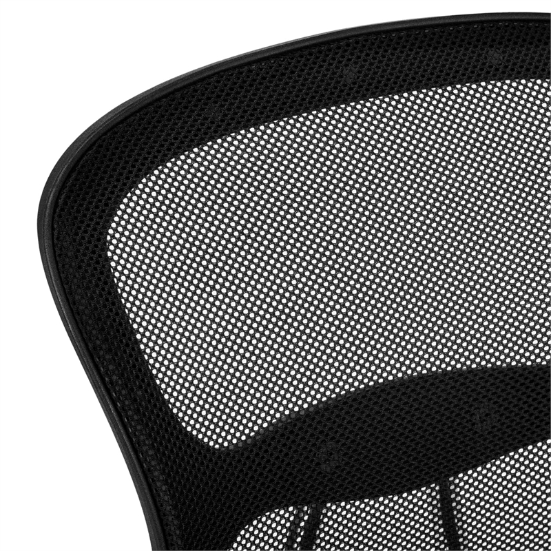 Scranton & Co Contemporary Adjustable Office Chair in Black
