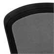 Scranton & Co Modern Adjustable Mid Back Office Chair in Black