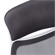 Scranton & Co Adjustable High Back Office Chair in White and Gray