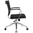 Scranton & Co Contemporary Modern Mid Back Office Chair in Black