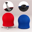 Scranton & Co Steel Black Ball Chair Rectangular Anti-Burst 23