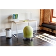 Scranton & Co Vinyl Fabric Grass Green Ball Chair 23