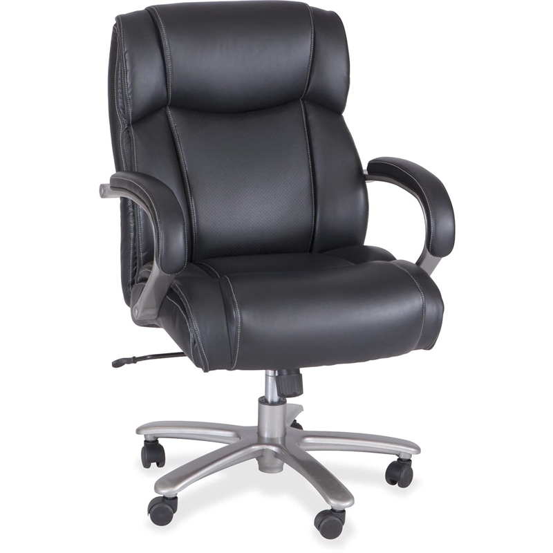 Scranton & Co Modern Mid Back Task 3503BL 400 lb Capacity Black