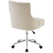 Scranton & Co Fabric Beige Office Chair Swivel 38.5