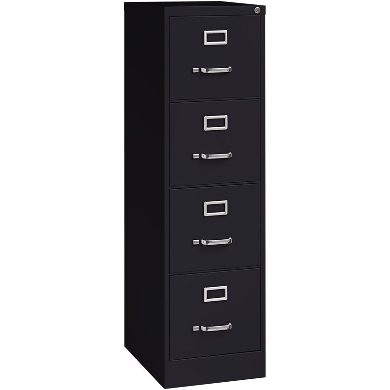 Scranton & Co Set of 2 Credenza Desk & Letter Width Vertical Filing Cabinet