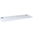 Scranton & Co Contemporary Engineered Wood Single Desk in White