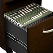 Scranton & Co Engineered Wood 3 Drawer Mobile File Cabinet in Mocha Cherry