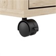 Scranton & Co Engineered Wood 2 Person Computer Desk with Drawers in Natural Elm