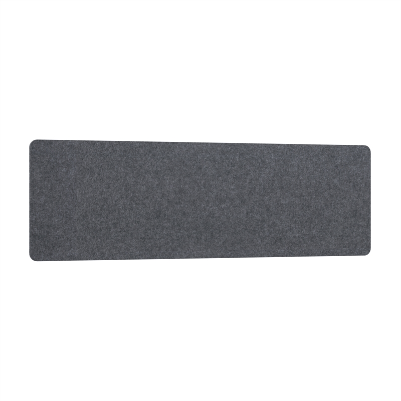 Scranton & Co Tackboard for 60W Cubicle Desk in Cool Charcoal Fabric