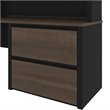 Scranton & Co 2 Drawer Add On Lateral File Cabinet in Antigua and Black