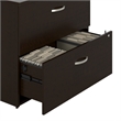 Scranton & Co Engineered Wood Lateral File Cabinet in Mocha Cherry