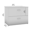 Scranton & Co Engineered Wood Lateral File Cabinet in Mocha Cherry