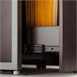Scranton & Co Contemporary 60W 2 Person Cubicle Desk with File Cabinets