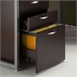 Scranton & Co Contemporary 60W 2 Person Cubicle Desk with File Cabinets