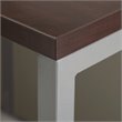 Scranton & Co Contemporary 60W 4 Person Cubicle Desk with File Cabinets