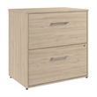 Scranton & Co Wood 2 Drawer Lateral File Cabinet with Lock in Natural Elm