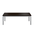 Scranton & Co Engineered Wood Waiting Room Coffee Table in Mocha Cherry