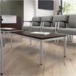 Scranton & Co Engineered Wood Waiting Room Coffee Table in Mocha Cherry