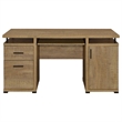 Scranton & Co 55-inch 2-drawer Engineered Wood Office Computer Desk in Mango