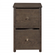 Scranton & Co Assembled 2-Drawer File Cabinet in Burnt Ash Engineered Wood