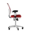 Scranton & Co Mid-Back Ergonomic Mesh Chair with Lumbar Support in Red