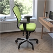 Scranton & Co Mid-Back Ergonomic Mesh Chair with Lumbar Support in Green
