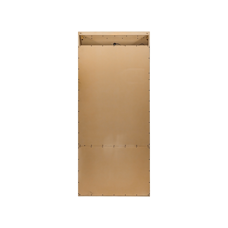 Scranton & Co 8-Ft Tall 2-Piece Bookcase Wall with Ladder in Brown Finish